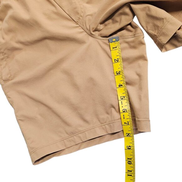 Bird Dogs Mens Teddy Rubskins Brown Lined, Stretch Shorts, Tan, Size L - Picture 10 of 10